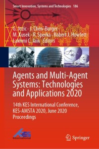 Cover image: Agents and Multi-Agent Systems: Technologies and Applications 2020 1st edition 9789811557637