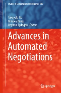 Cover image: Advances in Automated Negotiations 1st edition 9789811558689