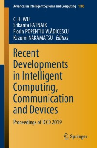 表紙画像: Recent Developments in Intelligent Computing, Communication and Devices 1st edition 9789811558863