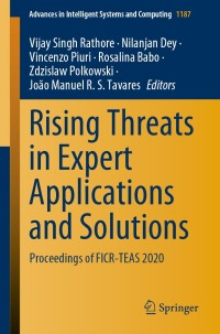 表紙画像: Rising Threats in Expert Applications and Solutions 1st edition 9789811560132