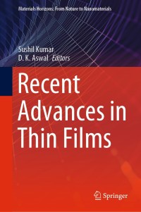 Titelbild: Recent Advances in Thin Films 1st edition 9789811561153