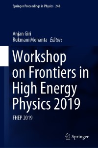 Titelbild: Workshop on Frontiers in High Energy Physics 2019 1st edition 9789811562914