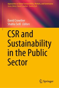 Cover image: CSR and Sustainability in the Public Sector 1st edition 9789811563652