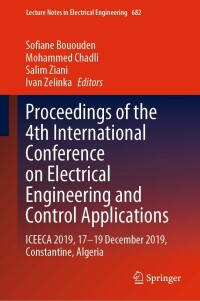 Cover image: Proceedings of the 4th International Conference on Electrical Engineering and Control Applications 1st edition 9789811564024