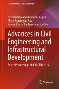 Imagen de portada: Advances in Civil Engineering and Infrastructural Development 1st edition 9789811564628
