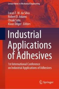 Cover image: Industrial Applications of Adhesives 1st edition 9789811567667