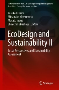 Cover image: EcoDesign and Sustainability II 1st edition 9789811567742