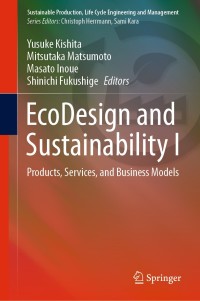 Omslagafbeelding: EcoDesign and Sustainability I 1st edition 9789811567780