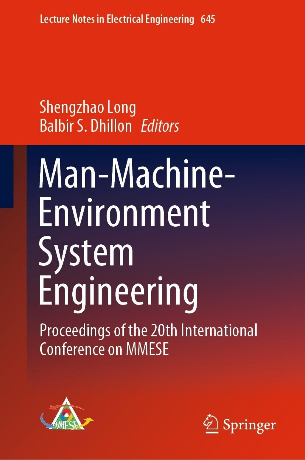 Man-Machine-Environment System Engineering Proceedings of the 20th International Conference on MMESE 1st Edition