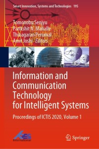 Imagen de portada: Information and Communication Technology for Intelligent Systems 1st edition 9789811570773