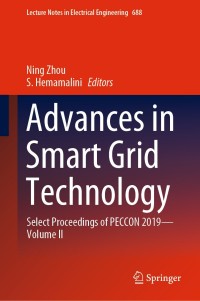 Imagen de portada: Advances in Smart Grid Technology 1st edition 9789811572401