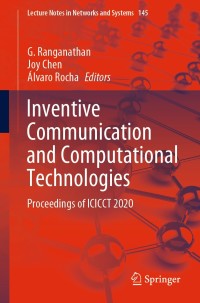 Cover image: Inventive Communication and Computational Technologies 1st edition 9789811573446