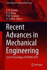 Omslagafbeelding: Recent Advances in Mechanical Engineering 9789811577109