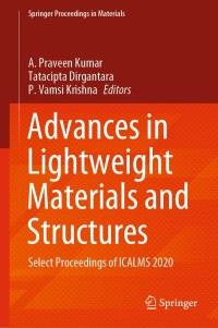 Cover image: Advances in Lightweight Materials and Structures 1st edition 9789811578267