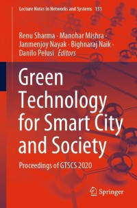 Cover image: Green Technology for Smart City and Society 1st edition 9789811582172