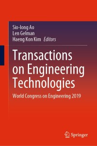 Cover image: Transactions on Engineering Technologies 1st edition 9789811582721