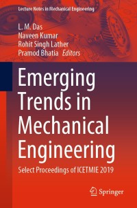 Imagen de portada: Emerging Trends in Mechanical Engineering 1st edition 9789811583032