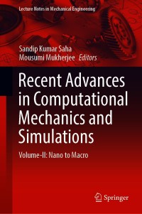 Cover image: Recent Advances in Computational Mechanics and Simulations 1st edition 9789811583148