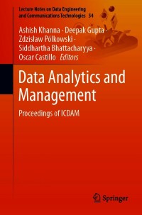 Imagen de portada: Data Analytics and Management 9789811583346