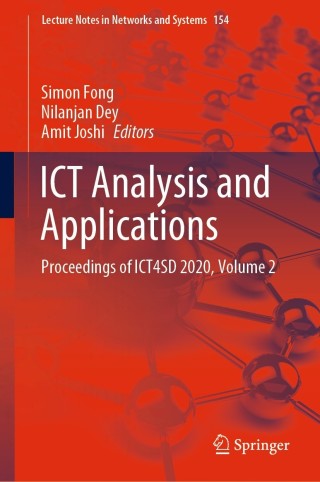 Imagen de portada: ICT Analysis and Applications 1st edition 9789811583537