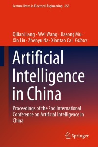 Cover image: Artificial Intelligence in China 9789811585982