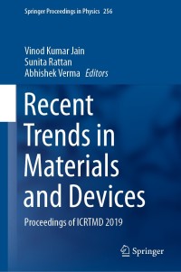 Immagine di copertina: Recent Trends in Materials and Devices 1st edition 9789811586248