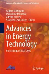 Imagen de portada: Advances in Energy Technology 1st edition 9789811586996
