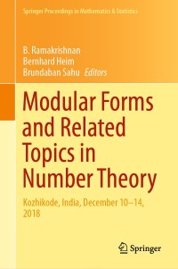 صورة الغلاف: Modular Forms and Related Topics in Number Theory 1st edition 9789811587184