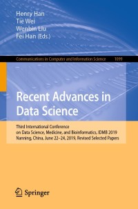 Imagen de portada: Recent Advances in Data Science 1st edition 9789811587597
