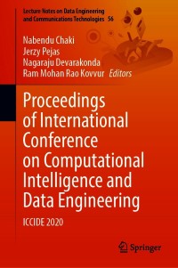 Cover image: Proceedings of International Conference on Computational Intelligence and Data Engineering 1st edition 9789811587665