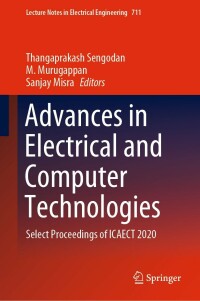 Immagine di copertina: Advances in Electrical and Computer Technologies 9789811590184