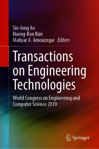 Imagen de portada: Transactions on Engineering Technologies 9789811592089