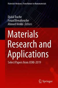 Cover image: Materials Research and Applications 1st edition 9789811592225