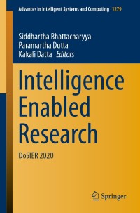 Cover image: Intelligence Enabled Research 1st edition 9789811592898