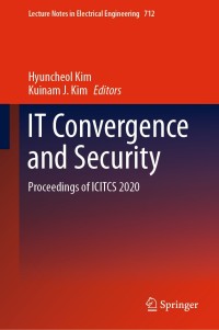 Cover image: IT Convergence and Security 1st edition 9789811593536
