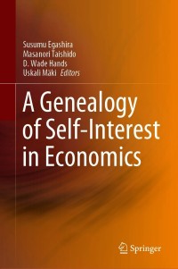 Cover image: A Genealogy of Self-Interest in Economics 9789811593949