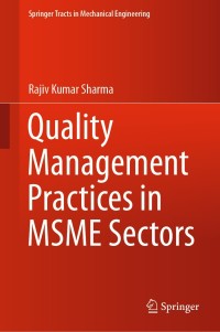 Omslagafbeelding: Quality Management Practices in MSME Sectors 9789811595110