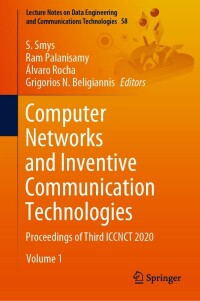 Titelbild: Computer Networks and Inventive Communication Technologies 9789811596469