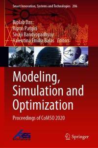 Cover image: Modeling, Simulation and Optimization 9789811598289