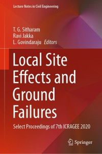 Cover image: Local Site Effects and Ground Failures 9789811599835