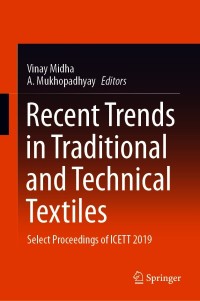 表紙画像: Recent Trends in Traditional and Technical Textiles 9789811599941