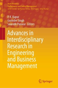 Imagen de portada: Advances in Interdisciplinary Research in Engineering and Business Management 9789811600364