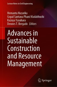 Cover image: Advances in Sustainable Construction and Resource Management 9789811600760