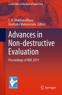 Cover image: Advances in Non-destructive Evaluation 9789811601859