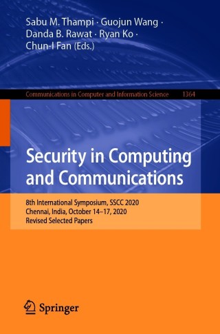 Cover image: Security in Computing and Communications 9789811604218