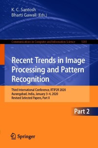 صورة الغلاف: Recent Trends in Image Processing and Pattern Recognition 9789811604928