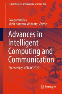 Cover image: Advances in Intelligent Computing and Communication 9789811606946