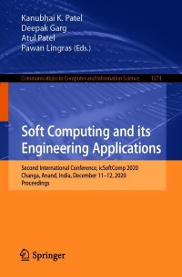 Cover image: Soft Computing and its Engineering Applications 9789811607073