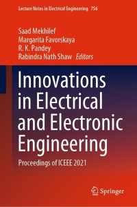 صورة الغلاف: Innovations in Electrical and Electronic Engineering 9789811607486