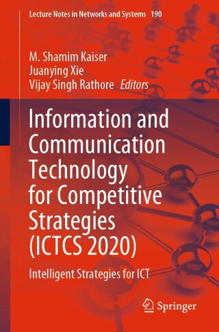 Imagen de portada: Information and Communication Technology for Competitive Strategies (ICTCS 2020) 9789811608810